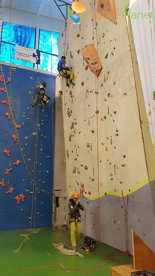 Sport venue Cyprus Federation Climbing Centre KOMOAAP for the team